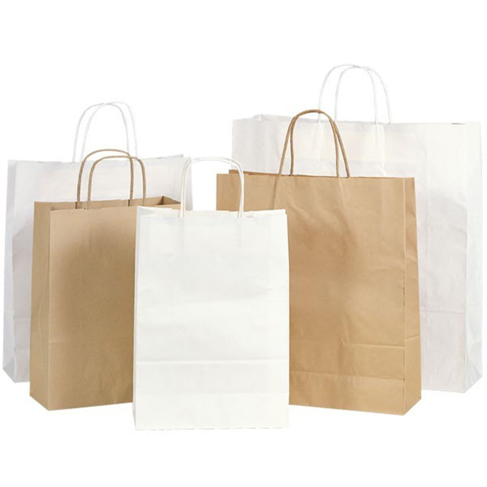 Sacchetti Di Carta Marrone Con Fondo A Croce – 14,5 X 21 Cm, Portata 0,5 Kg, Confezioni Da 50, 100, 200, 500 O 1000 Pezzi